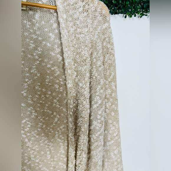 Roxy knitted bohemian beach long popcorn style cardigan sweater size XL - Picture 2 of 10